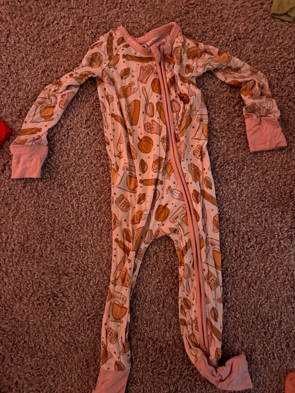 Kids Pink Pumpkin-Print One-Piece Pajamas
2 for $25 or obo